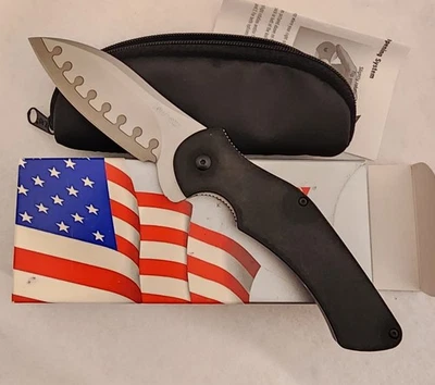 全新带盒 Kershaw JunkYard Dog II 1725CB 复合刀片 CPM-D2 刀 Galyean 2 — 第 1/4 张图片