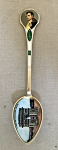 Antiker französischer handbemalter Napoleon Bonaparte Löffel aus Emaille auf Sterlingsilber. - Bild 1 von 15