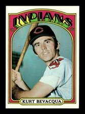 1972  Topps #193 Kurt Bevacqua Cleveland Indians RC EX-MT Baseball Card *B787