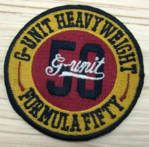 G-Unit patch promozionale hip hop rap peso pesante 50 centesimi formula cinquanta toppa rotonda - Foto 1 di 3