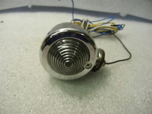 MOTO PERSONALIZADA LUZ ESTILO BALA 58MM X 86MM LENTE TRANSPARENTE CUERPO CROMADO - Imagen 1 de 8
