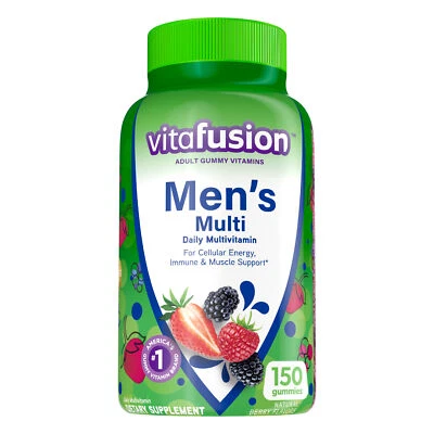 vitafusion Gummy Vitamins for Men, Berry Flavored Daily Multivitamins for Men, - Image 1 of 4
