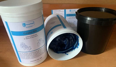 TECNOTRADE Grasso Blu al litio/calcio confezione da 18KG - NLGI 2, x trattori, ruspe etc.