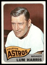 1965 Topps #274 Lum Harris   Baseball Houston Astros