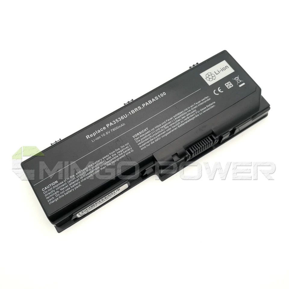Batería 9 celdas para Toshiba Satellite L350 P200 P205D P300 P305 X205 PA3536U-1BAS Foto 1 de 4