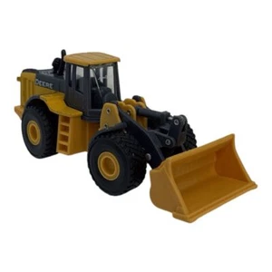 John Deere Wheel Loader Diecast Toy Yellow Highly Detailed 1/64 Scale TOMY - Picture 1 of 23