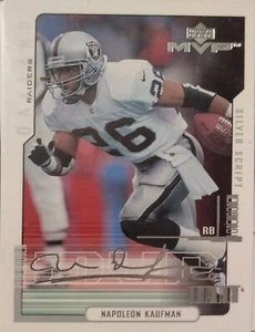 2000 Upper Deck MVP #123 Napoleon Kaufman Silver Script - Picture 1 of 1