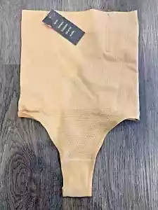 NWT New WERENA Hey Girl TUMMY CONTROL Thong Shapewear SMALL Beige HIGH WAIST!! - Picture 1 of 3