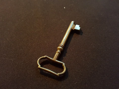 One Reclaimed Antique Cast Steel Georgian Key Door Furniture (EER254) Cover