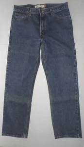 Men's Levi's 505 regular fit straight leg blue jeans size 36x32(35x33 actual) - Picture 1 of 7