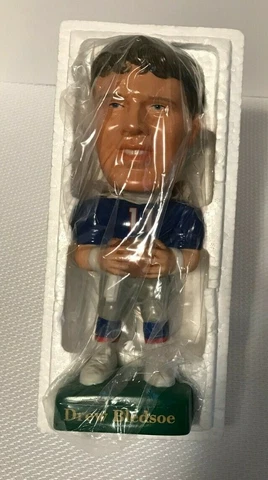 Drew Bledsoe New England Patriots NFL Great Of The Game SAM Porcelain Bobblehead Cover