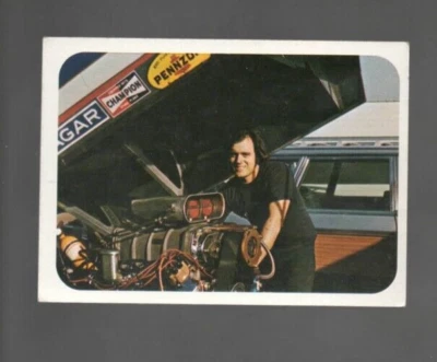 1972 Fleer AHRA RaceUSA card #43 Twig Zigler's Duster Plymouth Funny car Rare! - Image 1 of 2