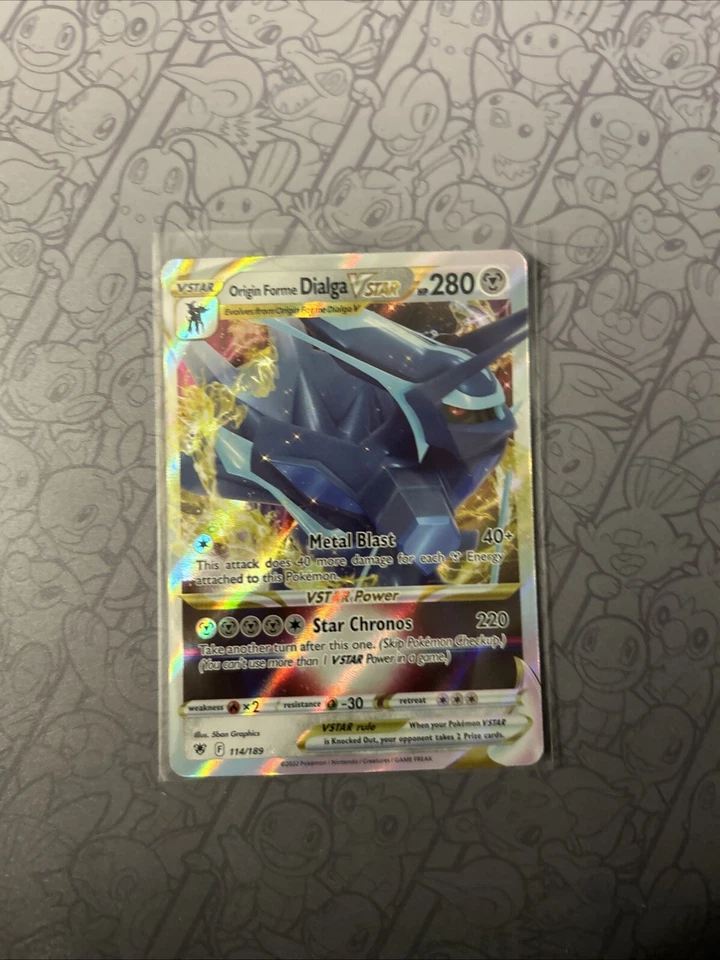 Origin Forme Dialga VSTAR 114/189 Prize Pack Series Cards Holo - Image 1 of 2