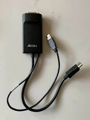 Accell UltraAV DP to DVI-D Dual Link Adapter P/N B087B-002B - Image 1 of 4