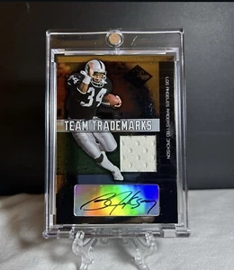 Bo Jackson 2004 DONRUSS LEAF LIMITED TEAM TRADEMARKS JERSEY AUTO /50 - Picture 1 of 2
