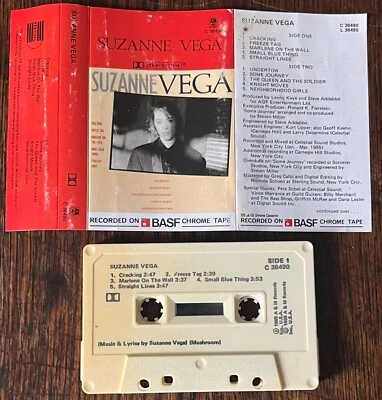 SUZANNE VEGA Self Titled AUDIO CASSETTE TAPE A&M Chrome Tape 1985 Australia - Image 1 of 4