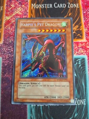 Yu-Gi-Oh! Harpie's Pet Dragon RP02-EN093 Secret Rare Unlimited Near Mint - Image 1 of 4