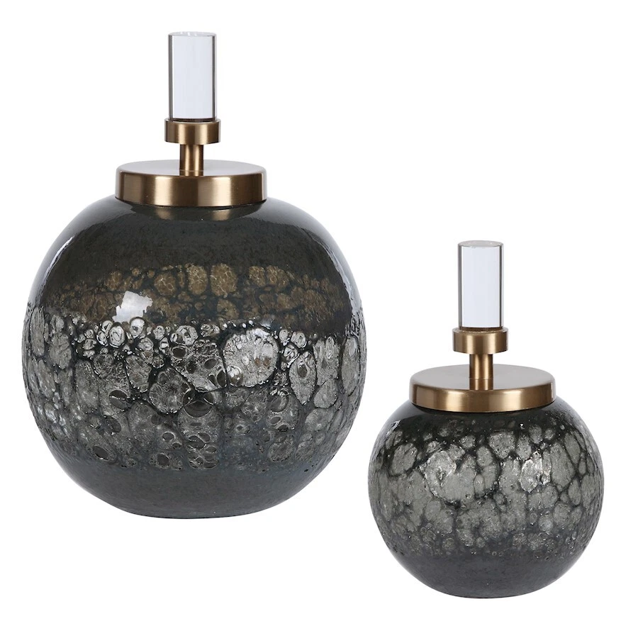 Uttermost Cessair Art Glass Bottles, Set of 2 - 17729 - Image 1 of 1