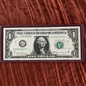 2017A 1,00 $ ⭐️STAR NOTE ⭐️ Dollarschein zirkuliert. - Bild 1 von 6