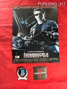 Foto firmada de Edward Furlong 11x14 Terminator 2 John Connor Beckett - Imagen 1 de 3