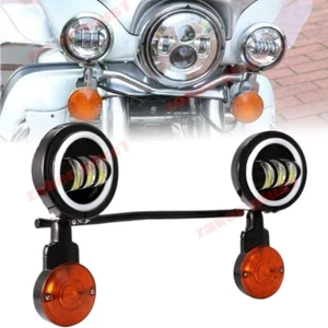 Passing Turn Signals Spot Fog Lights Bar For Suzuki Boulevard C50B C50C C50T C90 - Picture 1 of 11