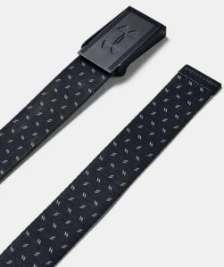 Under Armour Men's Reversible UA Range 2 Webbing Belt, OSFA Black/White - Picture 1 of 2