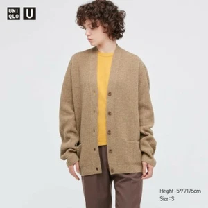 Uniqlo Women Wool Brown Cardigan - Picture 1 of 5