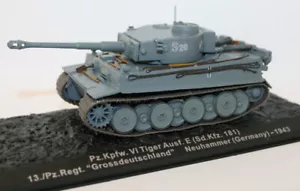 Altaya 1/72 Scale Diecast - Pz.Kpfw VI Tiger Ausf E - 13Pz Regt - Neuhammer 1943 - Picture 1 of 3
