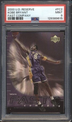 2000 U.D. Reserva FAST COMPANY Kobe Bryant #FC2 PSA 9 LOS ANGELES LAKERS MT HOF Foto 1 de 2