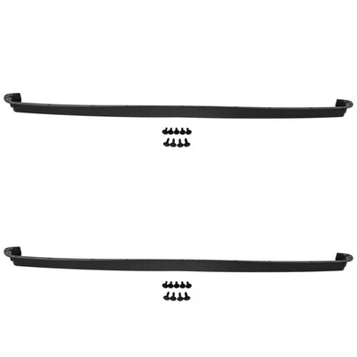 Juego de 2 molduras de barra frontal de parachoques almohadillas de paso delanteras para conductor y pasajero par Foto 1 de 4