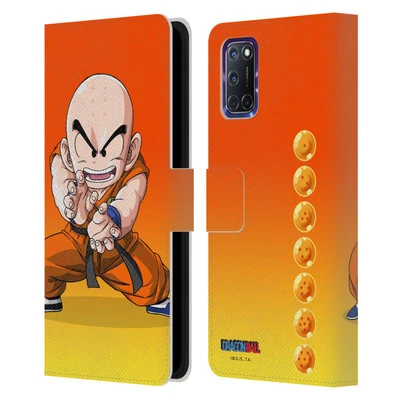 OFFICIAL DRAGON BALL CHARACTERS LEATHER BOOK WALLET CASE COVER FOR OPPO PHONES - Image 1 of 4