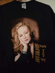 Vintage Mindy McCready 1997 Tour Shirt Guys Do It All The Time XXL EUC Free Ship - Picture 1 of 4