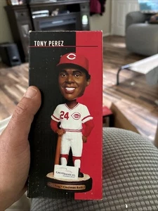Tony Perez Bobblehead - Cincinnati Reds - Hall of Fame - stagione 2005 - nuovo con scatola #tr41 - Foto 1 di 8