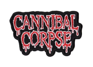 Cannibal Corpse Embroidered Sew-on Patch | American Death Metal Music Band Logo - Picture 1 of 2