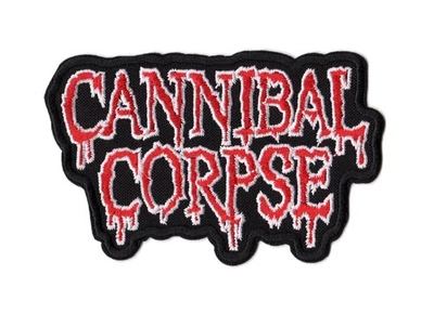 Cannibal Corpse Embroidered Sew-on Patch | American Death Metal Music Band Logo - Image 1 of 2