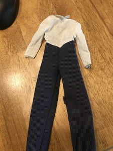 Day To Night Ken Doll One-piece Suit No Jacket #9019 Vintage 80s Barbie Clothes - Picture 1 of 4