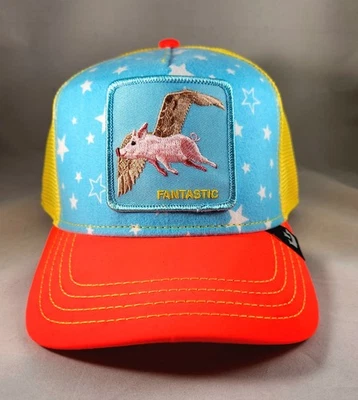 Goorin Bros The Farm ‘Fantastic’ When Pigs Fly Trucker Hat Rare NWT - Image 1 of 4
