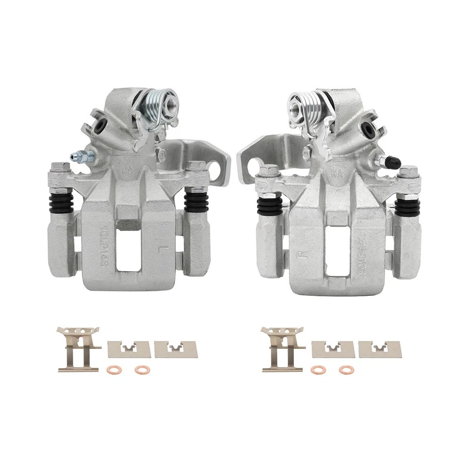 Rear Pair 2 For Honda Civic Acura CSX ILX Brake Calipers w/ Bracket - Image 1 of 1