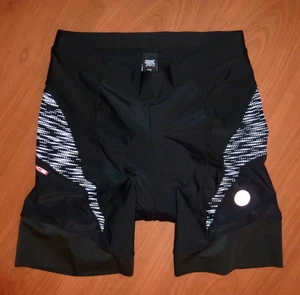 Souke Sports Eco-Daily 4D Padded Cycling Shorts Men's Size 2XL Black PS5000 - Picture 1 of 5