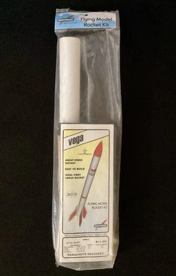 Semroc Fuera de Uso Vega #KV-25 Modelo de Cohete Volador / Retro Repro 1969 / ¡Producción #105! Foto 1 de 4