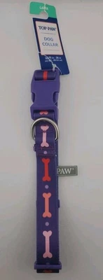 Coleira Top Paw para Cachorro - Ossos Roxos - Grande - Imagem 1 de 2