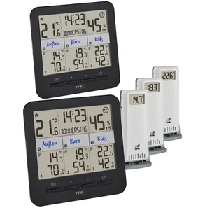 TFA 30.3075.01.99 Klimahome 2 mit 2 Display Klimakontrolle Thermo-Hygrometer - Picture 1 of 7