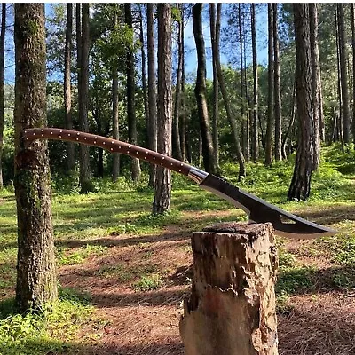 Custom Handmade Carbon Steel Blade Wood Cutting Viking Axe  Camping  36 inches - Bild 1 von 4