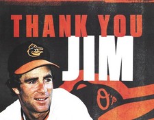 Jim Palmer Baltimore Orioles Baseball Thank You for 60 Years 8-1/2"x11" Poster