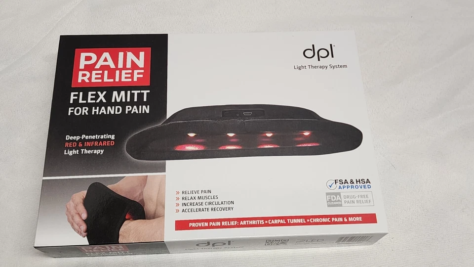 DPL Light Therapy System Pain Relief Mitt Arthritis Neuropathy Carpal Tunnel-B06 - Image 1 of 4