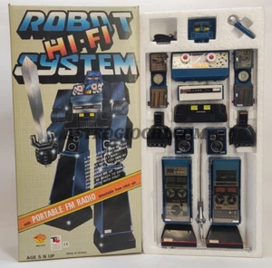 TRANSFORMERS FM RADIO ROBOT HI-FI SYSTEM GIANT RAINIER VINTAGE 1985 NEW IN BOX - Picture 1 of 16