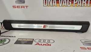 AUDI Q5 2018 DRIVERS FRONT S LINE DOOR SILL STEP COVER 80A947418 FEW SMALL MARKS - Picture 1 of 3
