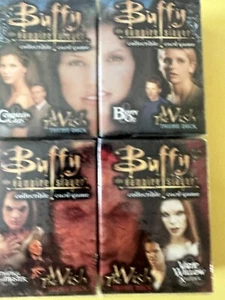 Nuevo Sellado Buffy the Vampire Slayer Juego de Cartas Coleccionable The Wish Juego de 4 Caja - Imagen 1 de 3