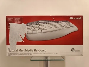 NOS Microsoft Natural Multimedia Keyboard – Ergonomic Layout Like Natural 4000 - Picture 1 of 14