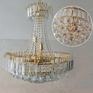 Luxury Crystal Ceiling Light Lights Modern Chandelier Pendant Light New - Picture 1 of 11